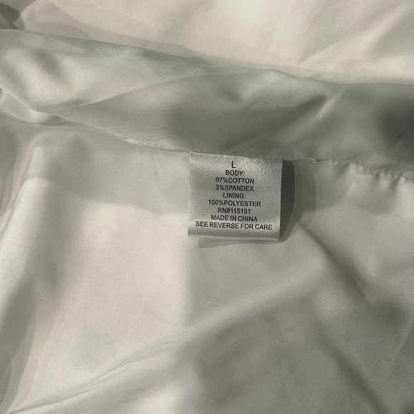 Romeo & Juliet Couture Blue & White Blazer Size Large - Picture 7 of 8